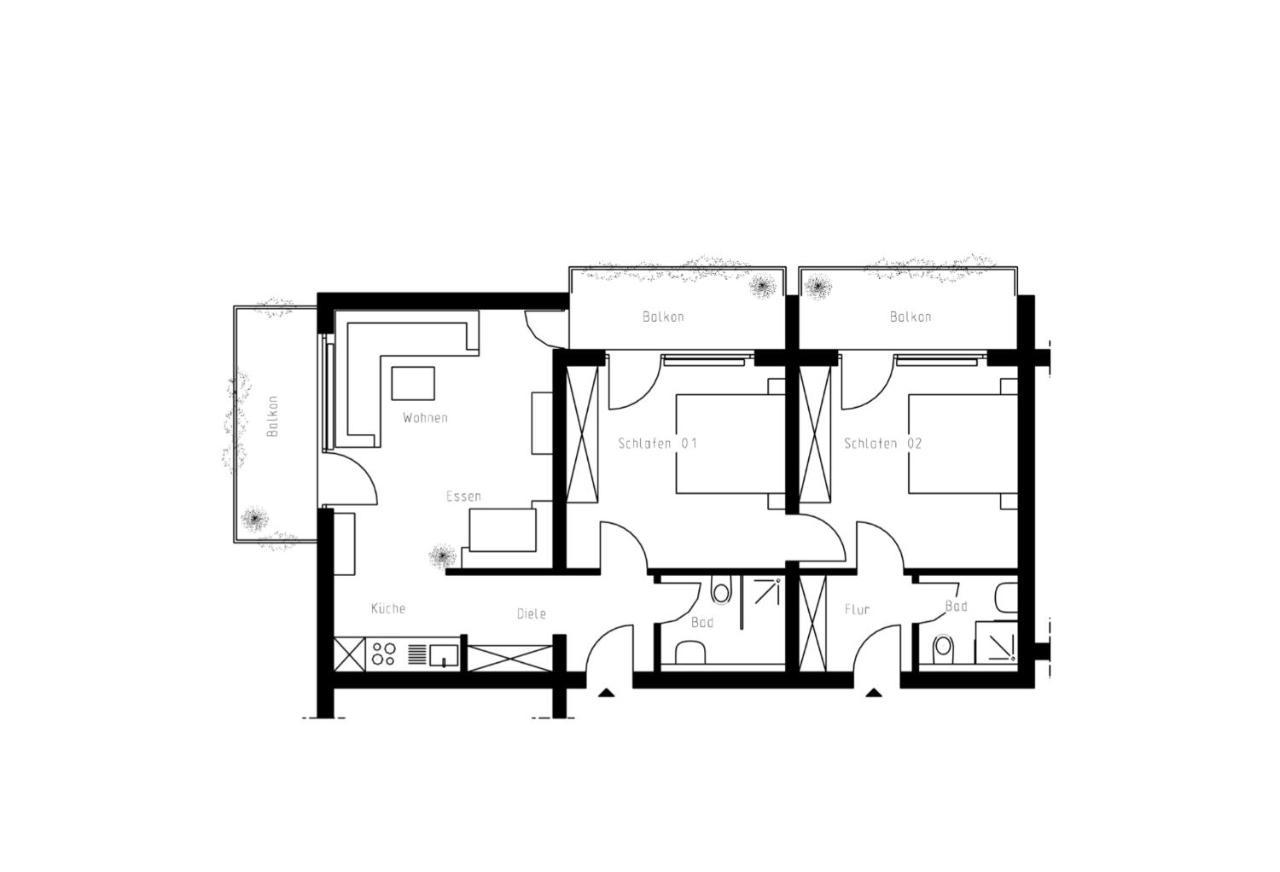 Ferienwohnung Hoehenrausch 巴特欣德朗 外观 照片